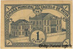1 Centavo PORTUGAL Castelo De Paiva 1918  SUP