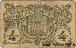 4 Centavos PORTUGAL Chaves 1918  B+