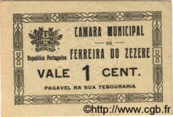 1 Centavo PORTUGAL Ferreira Do Zezere 1920  SPL