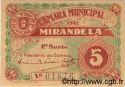 5 Centavos Non émis PORTUGAL Mirandela 1920  pr.NEUF