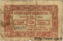 3 Centavos PORTUGAL Ponte De Lima 1920  B+