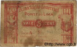 5 Centavos PORTUGAL Ponte De Lima 1920  B+