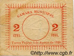 2 Centavos PORTUGAL Torres Vedras 1920  TB+