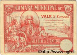 5 Centavos PORTUGAL Vila Rial De Sto. Antonio 1920  SUP