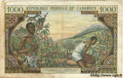 1000 Francs CAMEROUN  1962 P.12b B+