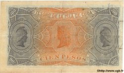 100 Pesos CUBA  1891 P.043 TTB