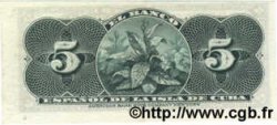 5 Centavos CUBA  1896 P.045a SPL