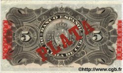 5 Pesos CUBA  1896 P.048b TTB+