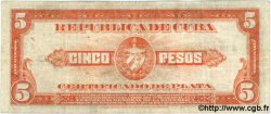 5 Pesos CUBA  1936 P.070b TB+