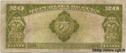 20 Pesos CUBA  1938 P.072d TB