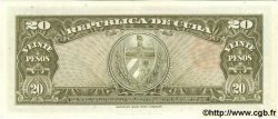 20 Pesos CUBA  1958 P.080b pr.NEUF