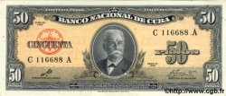 50 Pesos CUBA  1960 P.081c SPL