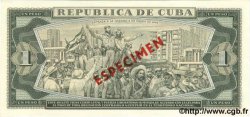1 Peso Spécimen CUBA  1981 P.102b NEUF