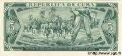 5 Pesos Spécimen CUBA  1970 P.103bs pr.NEUF