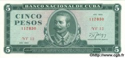 5 Pesos CUBA  1990 P.103d
