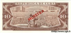 10 Pesos Spécimen CUBA  1983 P.104c NEUF