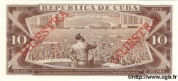 10 Pesos Spécimen CUBA  1986 P.104c NEUF
