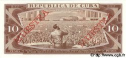 10 Pesos Spécimen CUBA  1989 P.104d NEUF