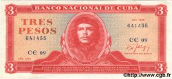 3 Pesos CUBA  1989 P.107b pr.SUP