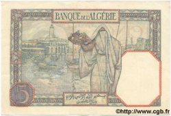 5 Francs ALGÉRIE  1939 P.077a SUP