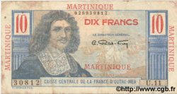 10 Francs Colbert MARTINIQUE  1947 P.28 TB+