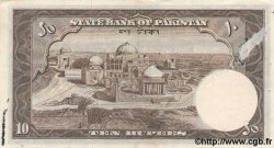 10 Rupees PAKISTAN  1953 P.13 pr.TTB