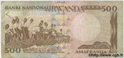 500 Francs RWANDA  1981 P.16 TB+