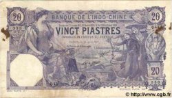 20 Piastres INDOCHINE FRANÇAISE Saïgon 1913 P.038b TTB
