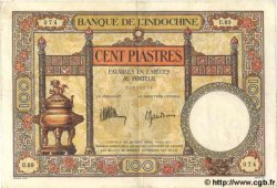 100 Piastres INDOCHINE FRANÇAISE  1935 P.051c TTB+