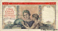 500 Piastres INDOCHINE FRANÇAISE  1951 P.083 B