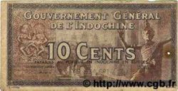 10 Cents INDOCHINE FRANÇAISE  1939 P.085e TB