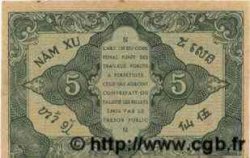 5 Cents INDOCHINE FRANÇAISE  1943 P.088a SPL