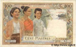 100 Piastres - 100 Dong INDOCHINE FRANÇAISE  1954 P.108 TTB+