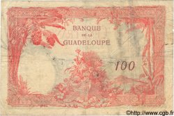 100 Francs GUADELOUPE  1934 P.16 TB
