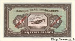 500 Francs Spécimen GUADELOUPE  1942 P.25s NEUF
