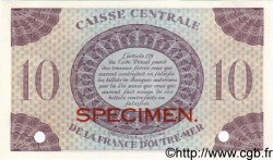 10 Francs Spécimen GUADELOUPE  1944 P.27s SPL