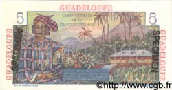 5 Francs Bougainville Spécimen GUADELOUPE  1946 P.31s NEUF