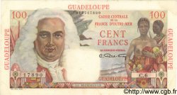 100 Francs La Bourdonnais GUADELOUPE  1946 P.35 SUP