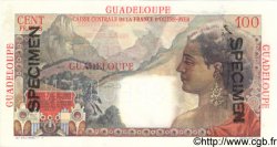 100 Francs La Bourdonnais Spécimen GUADELOUPE  1946 P.35s pr.NEUF