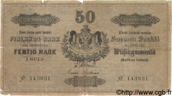 50 Markkaa FINLANDE  1884 P.A49 B à TB