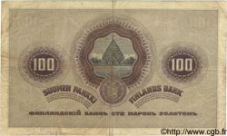 100 Markkaa FINLANDE  1909 P.022 TTB