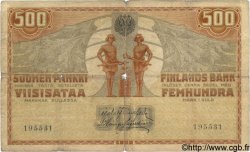 500 Markkaa FINLANDE  1909 P.023 pr.TB