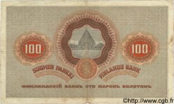 100 Markkaa FINLANDE  1909 P.031 TB+