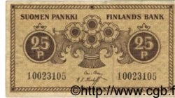 25 Pennia FINLANDE  1918 P.033 TTB