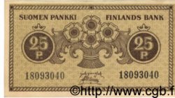 25 Pennia FINLANDE  1918 P.033 TTB+