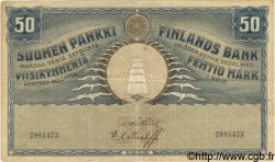 50 Markkaa FINLANDE  1918 P.039 TTB