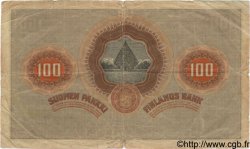 100 Markkaa FINLANDE  1918 P.040 pr.TB