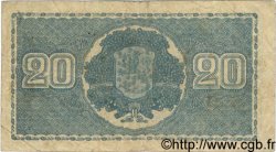 20 Markkaa FINLANDE  1945 P.078a TB