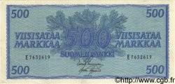 500 Markkaa FINLANDE  1955 P.096a SUP+