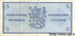 5 Markkaa FINLANDE  1963 P.099a TTB